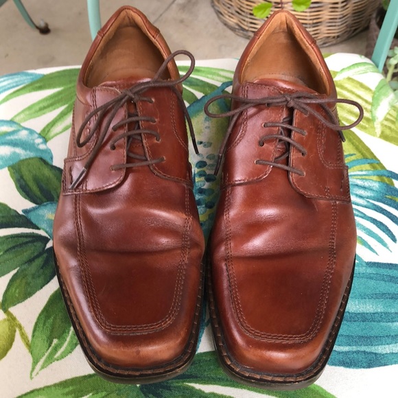 ecco mens leather shoes